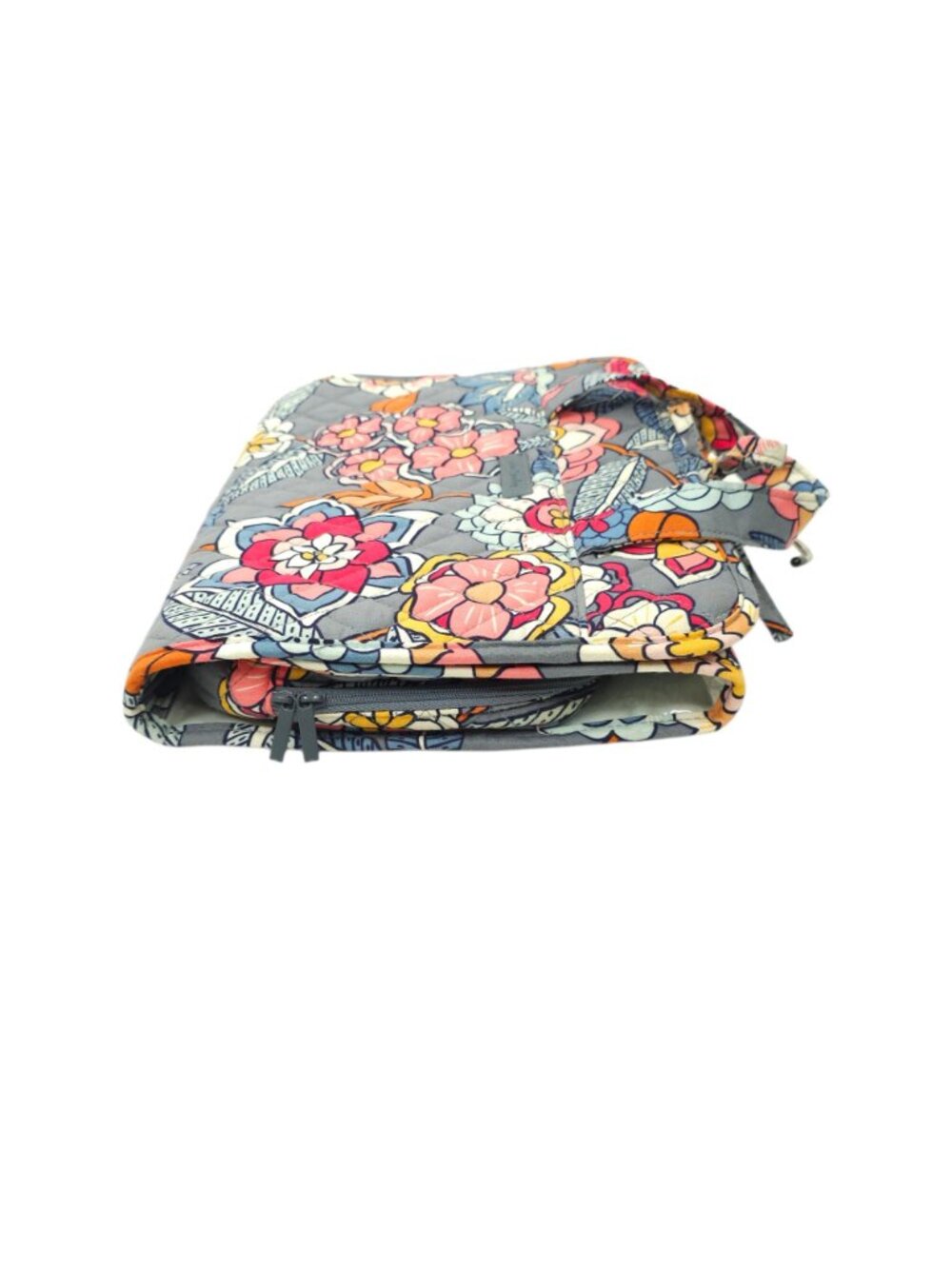 Vera Bradley Hanging Organizer Cosmetic Makeup Travel Bag Tropical Evening Gray - Picture 12 of 15